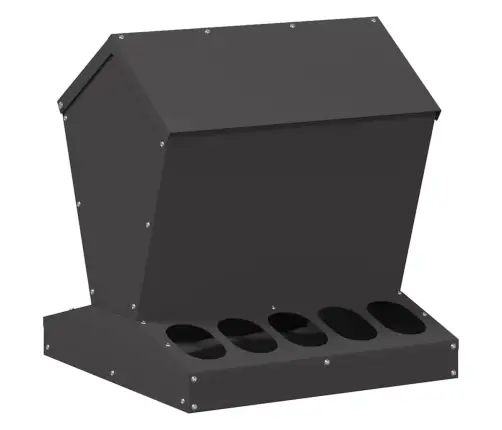 Vistas Barotava Melna 40 X 40 X 45 Cm Auksti Velmēts Tērauds Vidaxl