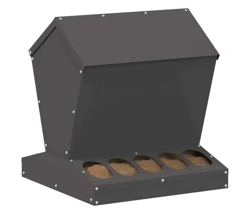 Vistas Barotava Melna 40 X 40 X 45 Cm Auksti Velmēts Tērauds Vidaxl