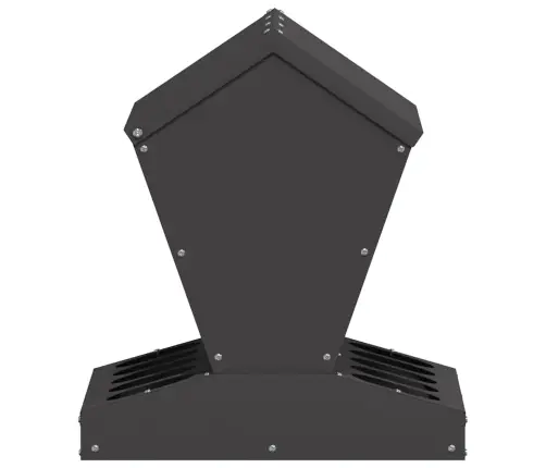 Vistas Barotava Melna 40 X 40 X 45 Cm Auksti Velmēts Tērauds Vidaxl