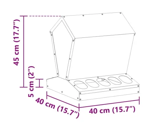 Vistas Barotava Olīvu Zaļš 40 X 40 X 45 Cm Vidaxl