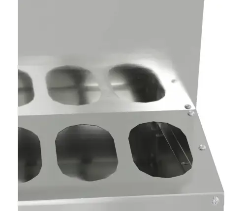 Vistas Barotava Sudraba 40 X 40 X 45 Cm Cinkots Tērauds Vidaxl