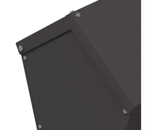 Vistas Barotava Melna 30 X 30 X 39 Cm Auksti Velmēts Tērauds Vidaxl