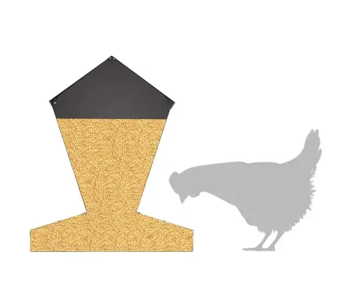 Vistas Barotava Melna 30 X 30 X 39 Cm Auksti Velmēts Tērauds Vidaxl