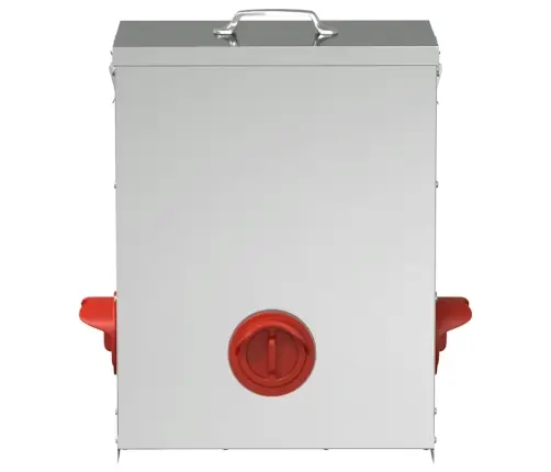 Vištų Lesykla Sidabro 32,5 X 20,5 X 43 Cm Cinkuota Plienas