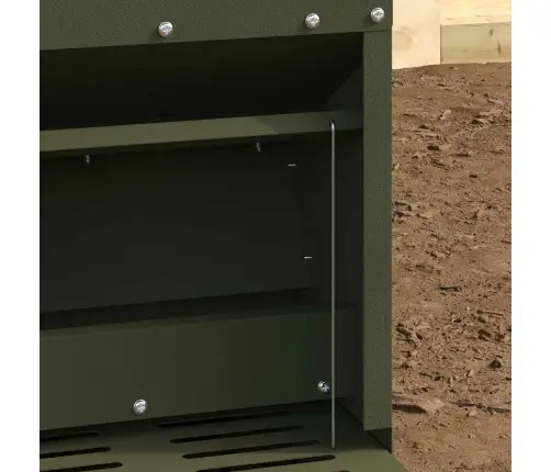 Vištų Treadle Šėrykla Alyvuogių Žalia 25 X 42 X 40 Cm