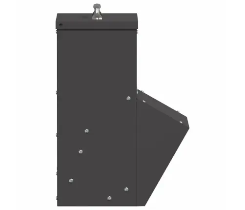 Kanali Feeder Must 20 X 25 X 35 Cm Külmvalsitud Teras