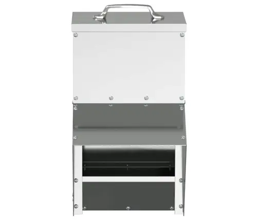 Vistas Barotava Sudraba 20 X 25 X 35 Cm Cinkots Tērauds Vidaxl