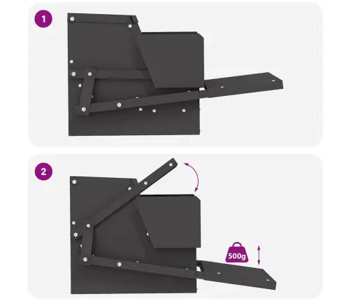 Vistas Svara Barotājs Melna 50 X 40 X 29 Cm Vidaxl