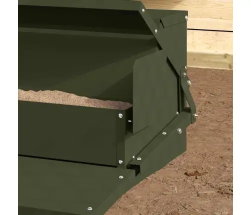 Vištų Treadle Šėrykla Alyvuogių Žalia 50 X 40 X 29 Cm