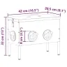 Vistas Barotava 2 Pcs Melna 41,5 X 20,5 X 33 Cm Vidaxl