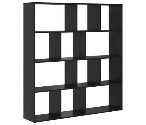 Raamaturiiul Must Tamm 132 X 29 X 141,5 Cm Tehispuit