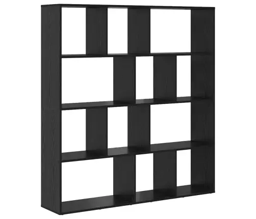 Raamaturiiul Must Tamm 132 X 29 X 141,5 Cm Tehispuit