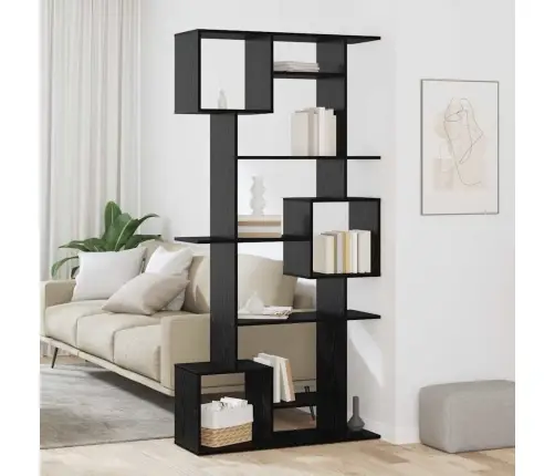 Grāmatplaukts Melns Ozols 92 X 29 X 188 Cm Inženierijas Koks Vidaxl Grāmatplaukts Melns Ozols 92 X 29 X 188 Cm Inženierijas Koks Vidaxl