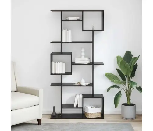 Grāmatplaukts Melns Ozols 92 X 29 X 188 Cm Inženierijas Koks Vidaxl Grāmatplaukts Melns Ozols 92 X 29 X 188 Cm Inženierijas Koks Vidaxl