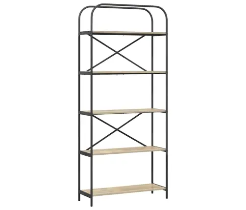 Knygų Lentyna Sonoma Ąžuolas 80 X 30 X 183 Cm Apdirbta Mediena