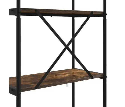 Grāmatu Plaukts Dūmakaina Ozolkoka 80 X 30 X 183 Cm Vidaxl