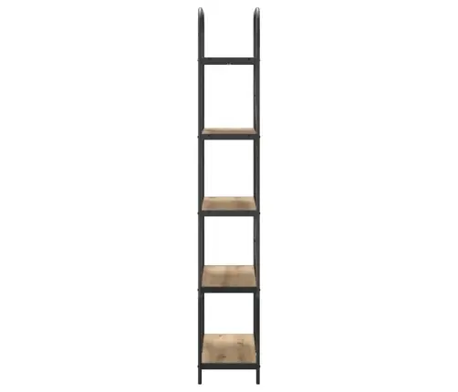 Knygų Lentyna Artisano Ąžuolo 80 X 30 X 183 Cm Apdirbta Mediena
