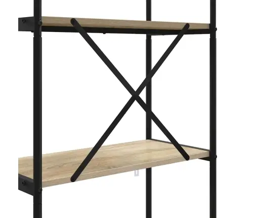 Raamatukapp Sonoma Tamm 80 X 30 X 146 Cm Tehispuit