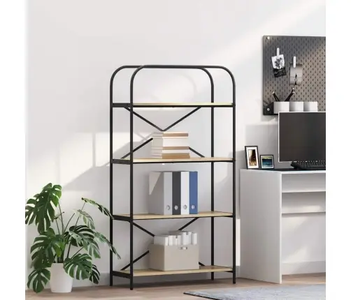 Raamatukapp Sonoma Tamm 80 X 30 X 146 Cm Tehispuit