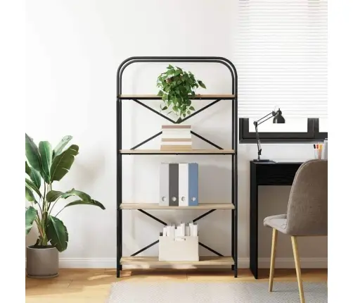 Raamatukapp Sonoma Tamm 80 X 30 X 146 Cm Tehispuit