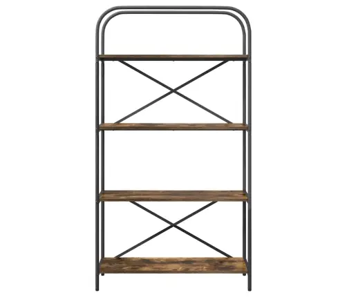 Grāmatu Plaukts Dūmakaina Ozolkoka 80 X 30 X 146 Cm Vidaxl