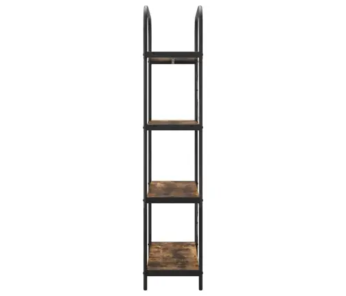 Grāmatu Plaukts Dūmakaina Ozolkoka 80 X 30 X 146 Cm Vidaxl