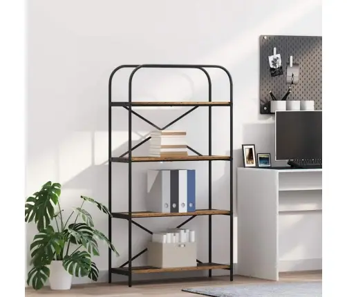 Grāmatu Plaukts Vecs Koks 80 X 30 X 146 Cm Inženierijas Koks Vidaxl Grāmatu Plaukts Vecs Koks 80 X 30 X 146 Cm Inženierijas Koks Vidaxl