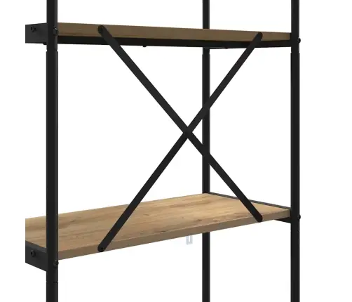 Raamatukapp Käsitöötamm 80 X 30 X 146 Cm Tehispuit