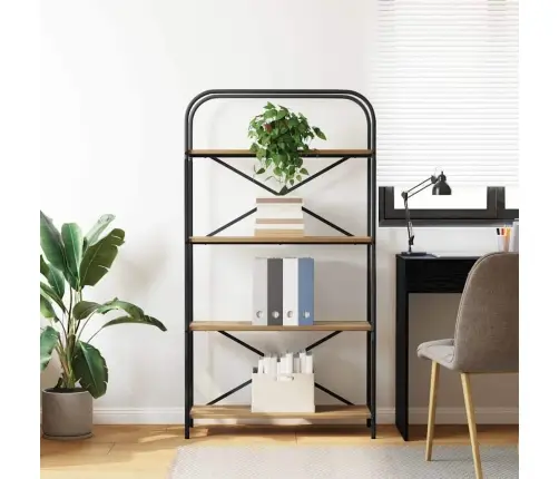 Raamatukapp Käsitöötamm 80 X 30 X 146 Cm Tehispuit