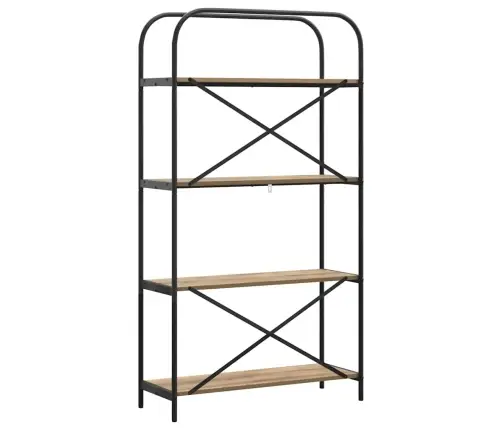 Raamatukapp Käsitöötamm 80 X 30 X 146 Cm Tehispuit