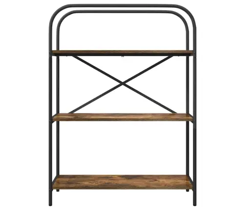 Raamatukapp Suitsutatud Tamm 80 X 30 X 109 Cm Tehispuit