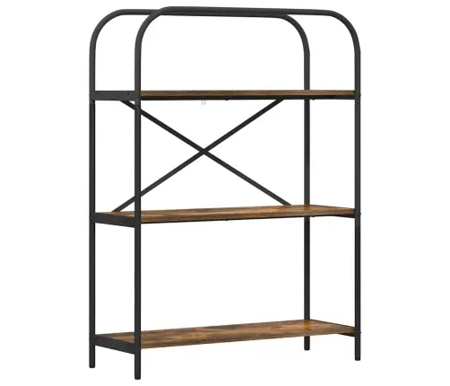 Raamatukapp Suitsutatud Tamm 80 X 30 X 109 Cm Tehispuit