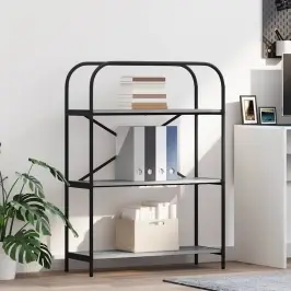 Grāmatu Plaukts Pelēka Sonomas Ozola 80 X 30 X 109 Cm Vidaxl