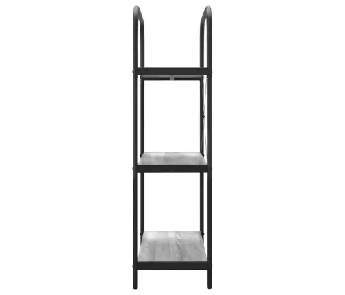 Grāmatu Plaukts Pelēka Sonomas Ozola 80 X 30 X 109 Cm Vidaxl