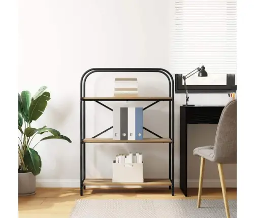 Raamatukapp Käsitöötamm 80 X 30 X 109 Cm Tehispuit