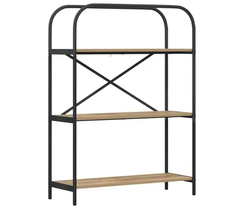 Raamatukapp Käsitöötamm 80 X 30 X 109 Cm Tehispuit