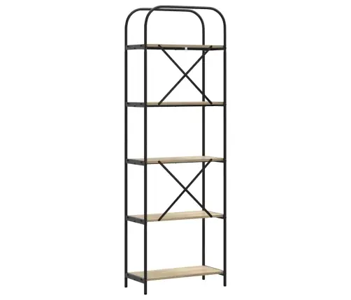 Grāmatu Plaukts Sonomas Ozola 60 X 30 X 183 Cm Vidaxl Grāmatu Plaukts Sonomas Ozola 60 X 30 X 183 Cm Vidaxl