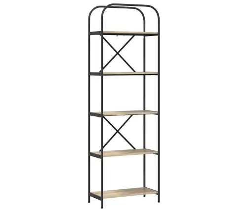 Grāmatu Plaukts Sonomas Ozola 60 X 30 X 183 Cm Vidaxl Grāmatu Plaukts Sonomas Ozola 60 X 30 X 183 Cm Vidaxl