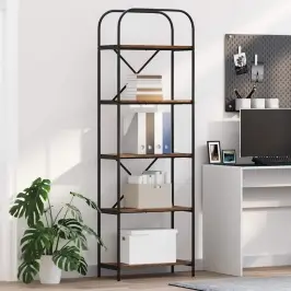 Grāmatu Plaukts Vecs Koks 60 X 30 X 183 Cm Inženierijas Koks Vidaxl