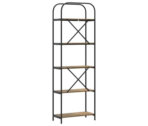 Grāmatu Plaukts Amatnieku Ozola 60 X 30 X 183 Cm Vidaxl