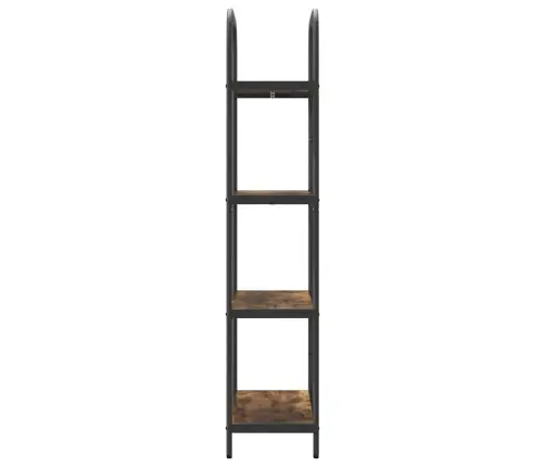 Grāmatu Plaukts Dūmakaina Ozolkoka 60 X 30 X 146 Cm Vidaxl