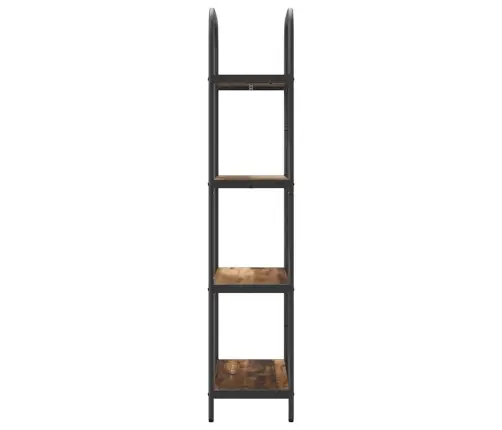 Grāmatu Plaukts Vecs Koks 60 X 30 X 146 Cm Inženierijas Koks Vidaxl