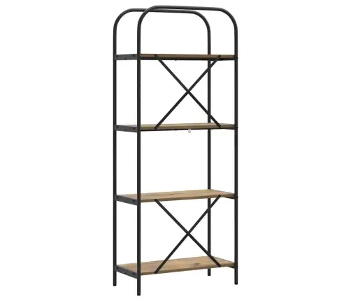 Grāmatu Plaukts Amatnieku Ozola 60 X 30 X 146 Cm Vidaxl