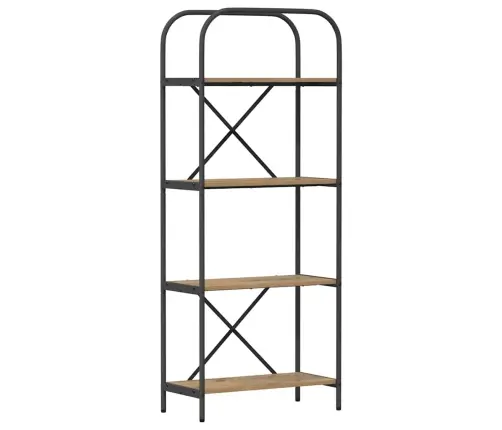 Grāmatu Plaukts Amatnieku Ozola 60 X 30 X 146 Cm Vidaxl