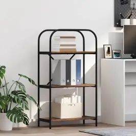 Grāmatu Plaukts Vecs Koks 60 X 30 X 109 Cm Inženierijas Koks Vidaxl