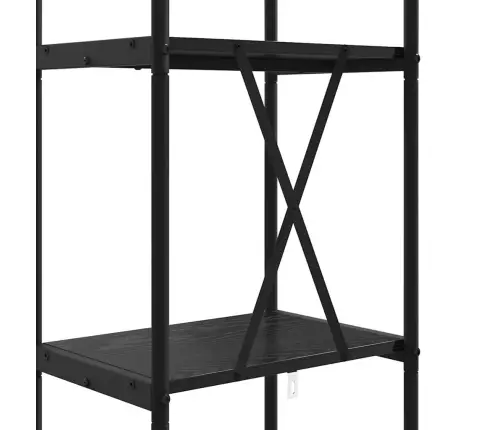 Grāmatu Plaukts Melns Ozols 40 X 30 X 183 Cm Inženierijas Koks Vidaxl Grāmatu Plaukts Melns Ozols 40 X 30 X 183 Cm Inženierijas Koks Vidaxl