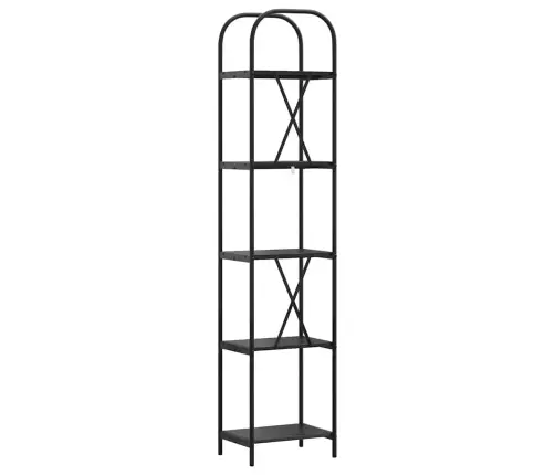 Grāmatu Plaukts Melns Ozols 40 X 30 X 183 Cm Inženierijas Koks Vidaxl Grāmatu Plaukts Melns Ozols 40 X 30 X 183 Cm Inženierijas Koks Vidaxl