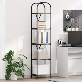 Raamatukapp Sonoma Tamm 40 X 30 X 183 Cm Tehispuit