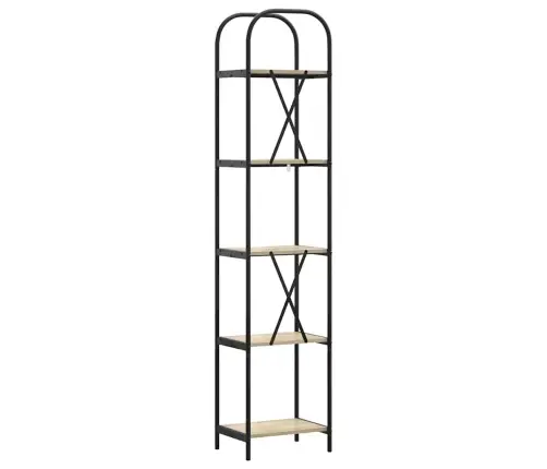 Knygų Lentyna Sonoma Ąžuolas 40 X 30 X 183 Cm Apdirbta Mediena