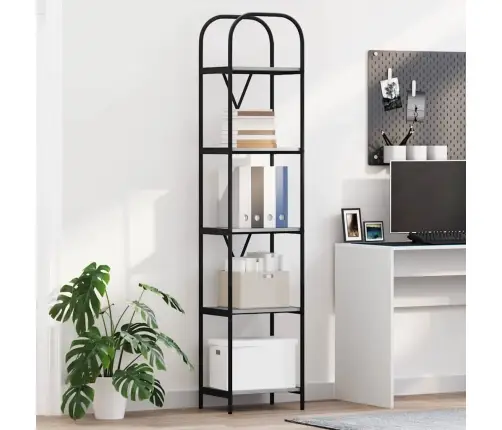 Grāmatu Plaukts Pelēka Sonomas Ozola 40 X 30 X 183 Cm Vidaxl